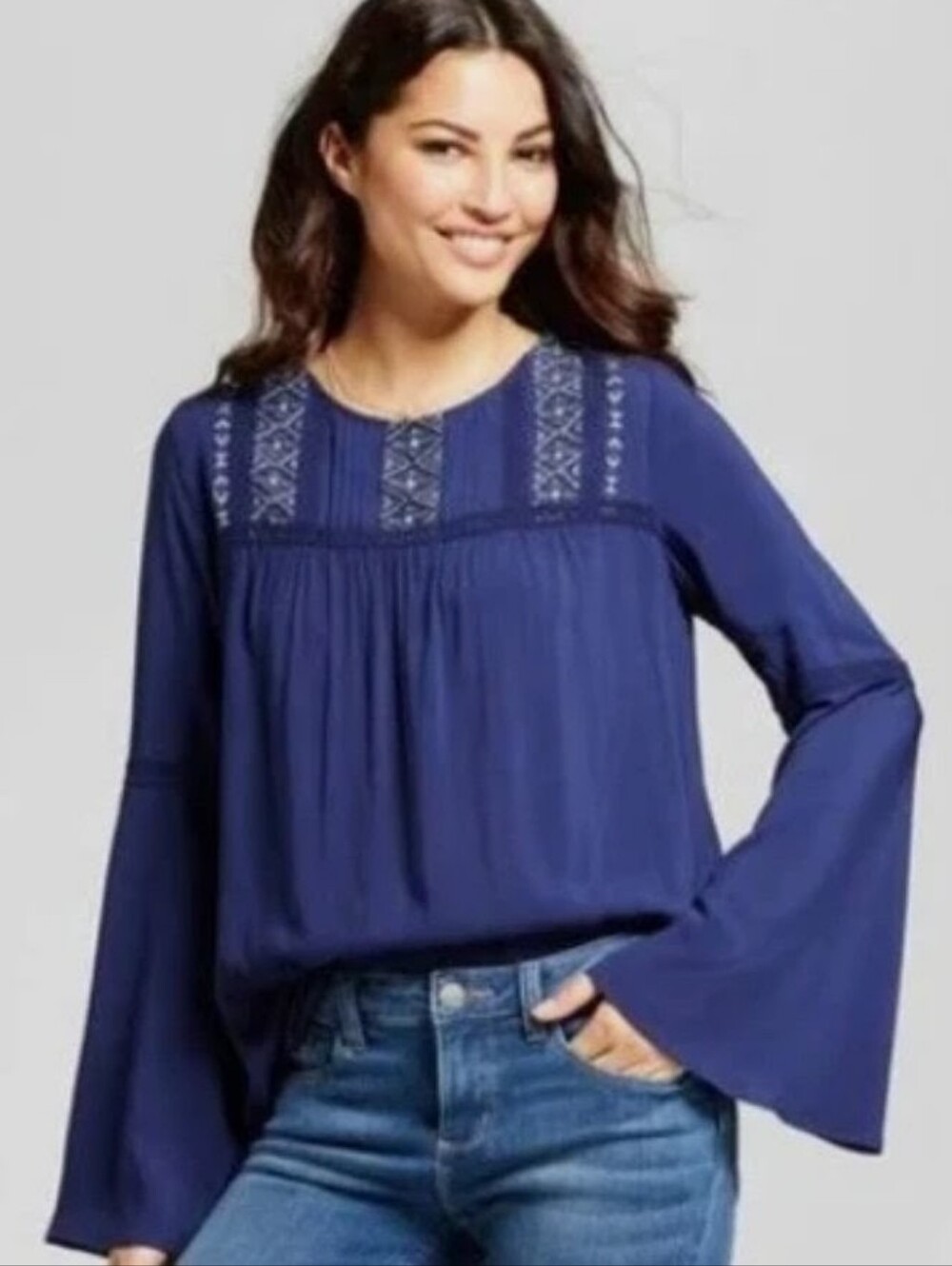 Knox Rose Embroidered Top